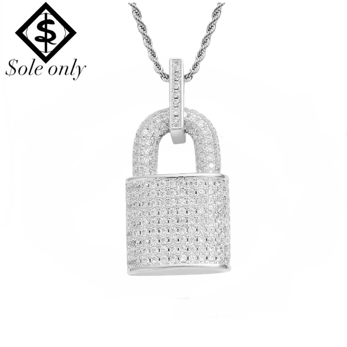 Rakuten - $ole only ソールオンリー Padlock Pendant ペンダントトップ ヘッド シルバー パドロック 銀 Silver メンズ レディース ユニセックス 男女兼用