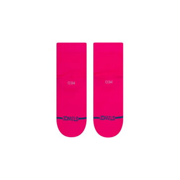 STANCE HYPER QTR ソックス ネオンピンク 靴下 蛍光 SOCKS NeonPink スタンス 22.0-24.5cm