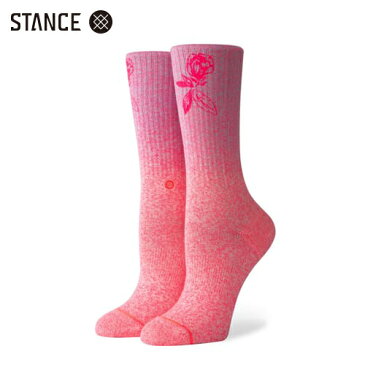 STANCE KNOCKOUT ソックス ネオンコーラル 靴下 蛍光 SOCKS NeonCoral スタンス 22.0-24.5cm
