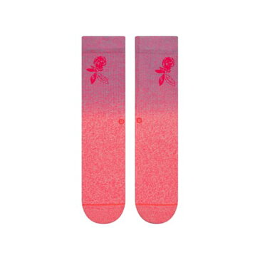 STANCE KNOCKOUT ソックス ネオンコーラル 靴下 蛍光 SOCKS NeonCoral スタンス 22.0-24.5cm