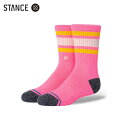 STANCE BOYD KIDS インフィニット キッズ ソックス ピンク 子供用 靴下 INFIKNIT SOCKS Pink スタンス