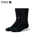 STANCE ICON ST KIDS キッズ ソックス ブラック 子供用 靴下 黒 SOCKS Black スタンス