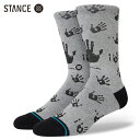 STANCE HOUSE OF MANDELA インフィニット コラボ ソックス グレー 靴下 灰 INFIKNIT SOCKS Grey スタンス サイズL 25.5-29.0cm