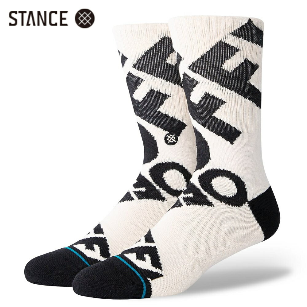 STANCE x OFF! LICKS インフィニット コラボ ソックス ホワイト 靴下 白 INFIKNIT SOCKS White スタンス x オフ サイズL 25.5-29.0cm