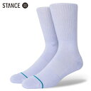 STANCE ICON ソックス ライラック 紫 靴下 SOCKS Purple サイズL 25.5-29.0cm(4)