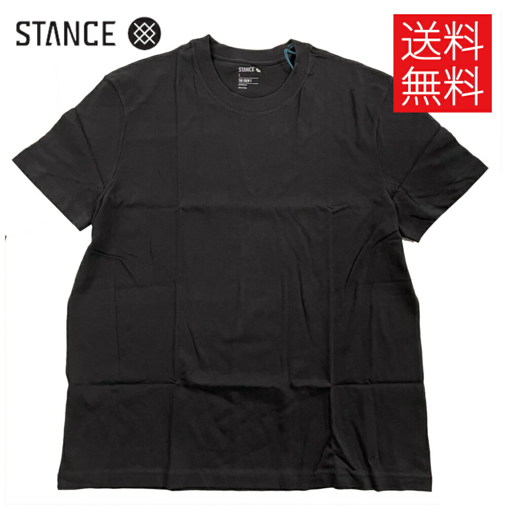 【送料無料】STANCE OVERSIZED SOLID Tシャツ ブラック 半袖 黒 T-SHIRT Black スタンス サイズL