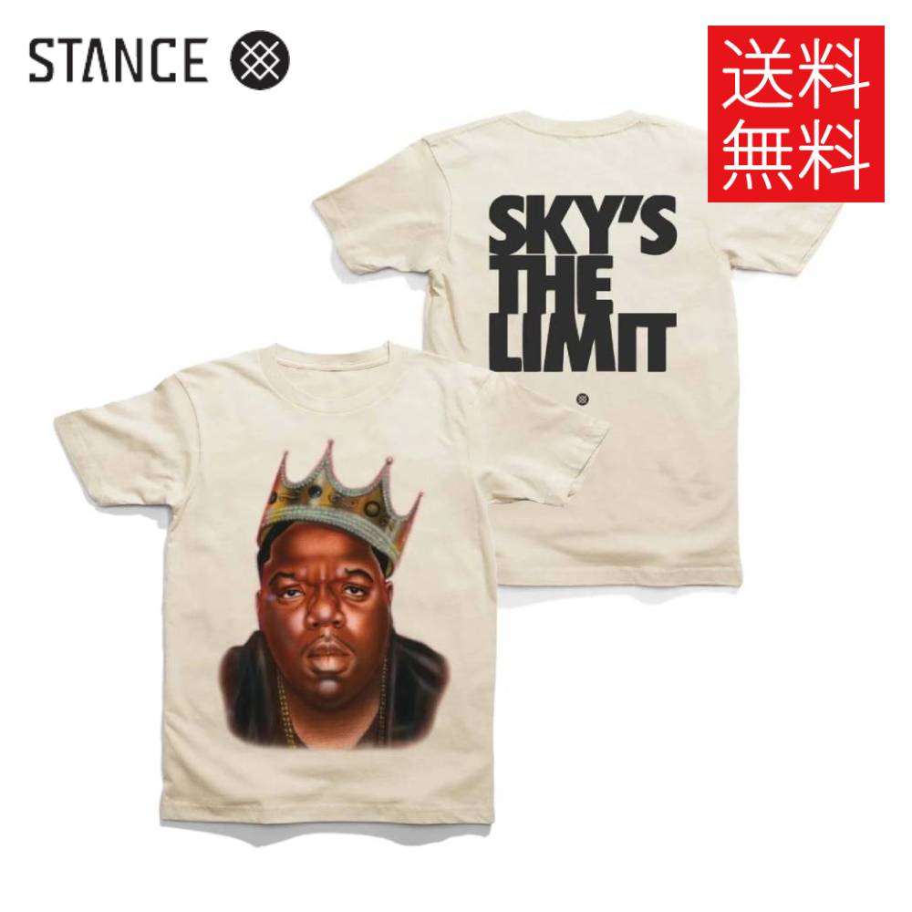 yzSTANCE x Notorious B.I.G. SKYS THE LIMIT R{ TVc re[WzCg  SS TEE VIntage White X^X x mg[AXEB.I.G. rM[EX[Y