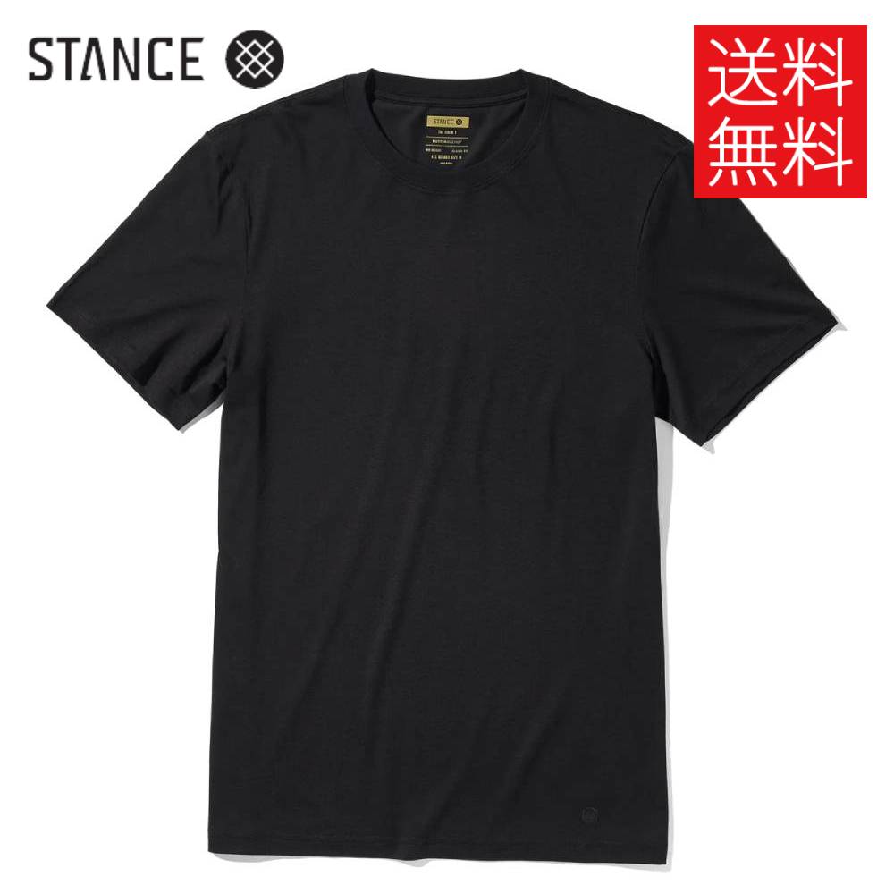 STANCE BUTTER BLEND Tシャツ ブラック 半袖 黒 無地 T-SHIRT Black スタンス