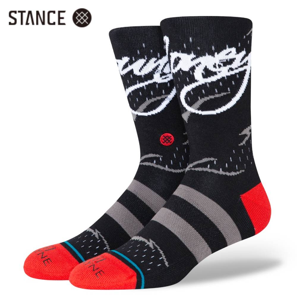 STANCE x LIL WAYNE YMCMB インフィニット コラボ ソックス ブラック 靴下 総柄 INFIKNIT SOCKS Black スタンス x リル・ウェイン サイズL 25.5-29.0cm