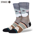 STANCE x STARWARS JAZ MEIER GROGU BY JAZ コラボソックス スプラッター グレー 靴下 灰 SOCKS Splatter Grey スタンス x スターウォーズ-ジャズ・マイヤー サイズL