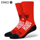 STANCE x STAR WARS MANDO WESTインフィニット コラボ ソックス レッド 靴下 赤 INFIKNIT SOCKS Red スタンス x スター・ウォーズ