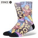 STANCE x MARVEL PREVENT RUST R{ \bNX p[v C  SOCKS Purple X^X x }[x LTCY 25.5-29.0cm