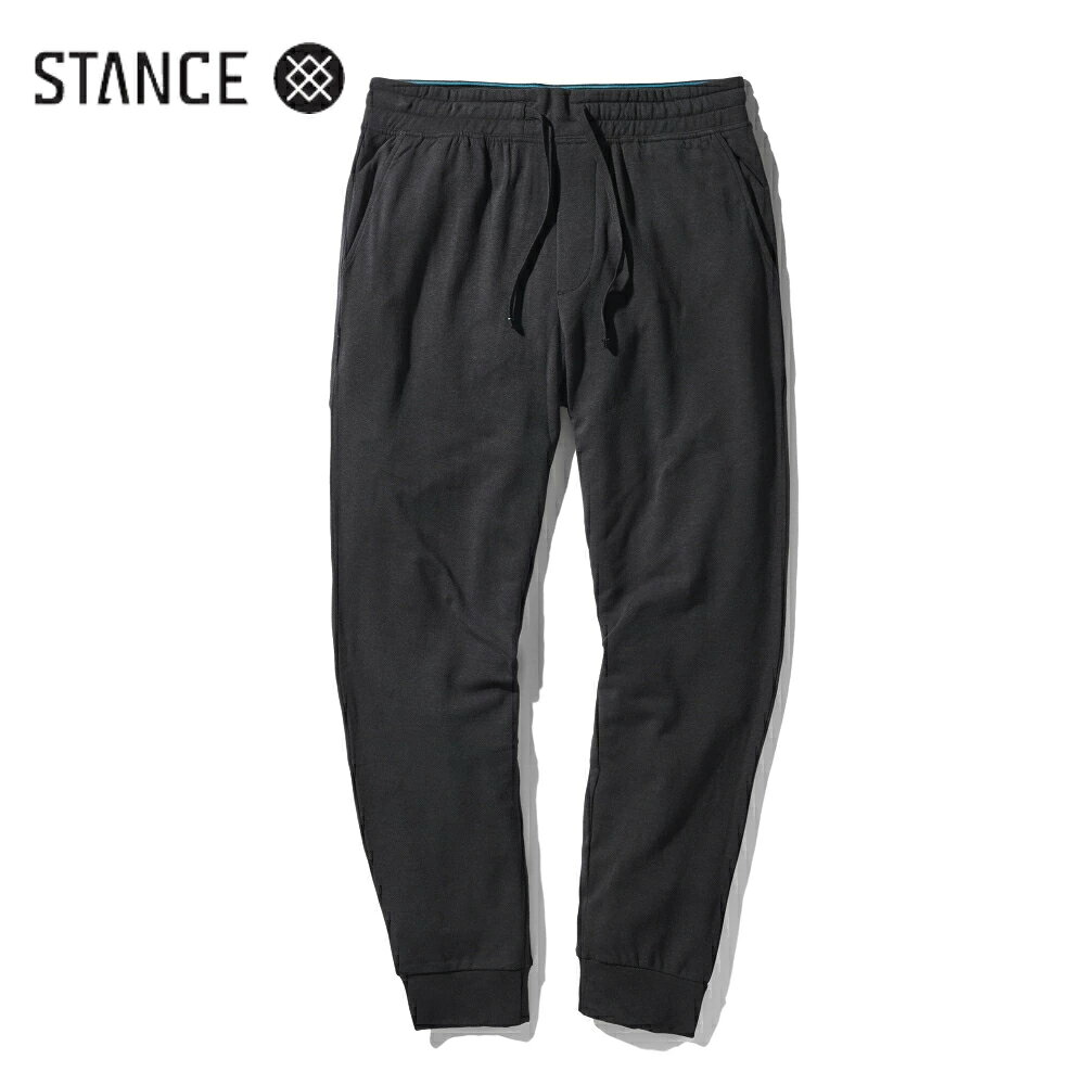 STANCE SHELTER ジョガー パンツ ブラック 黒 無地 JOGGER PANTS Black スタンス メンズ レディース 男女兼用