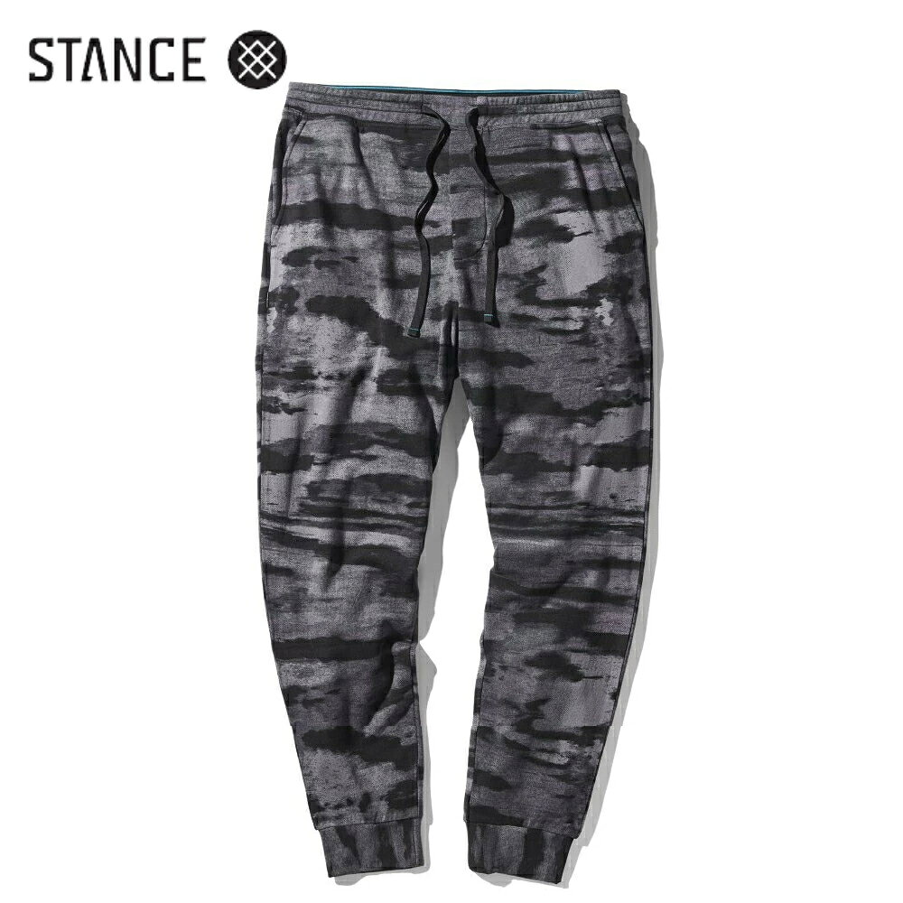STANCE SHELTER ジョガー パンツ チャコール カモ 灰 迷彩 JOGGER PANTS Charcoal Camo スタンス メンズ レディース 男女兼用