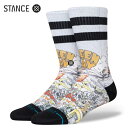 STANCE x GREEN DAY BASKET CASE コラボ ソックス 靴下 総柄 SOCKS スタンス x グリーンデイ