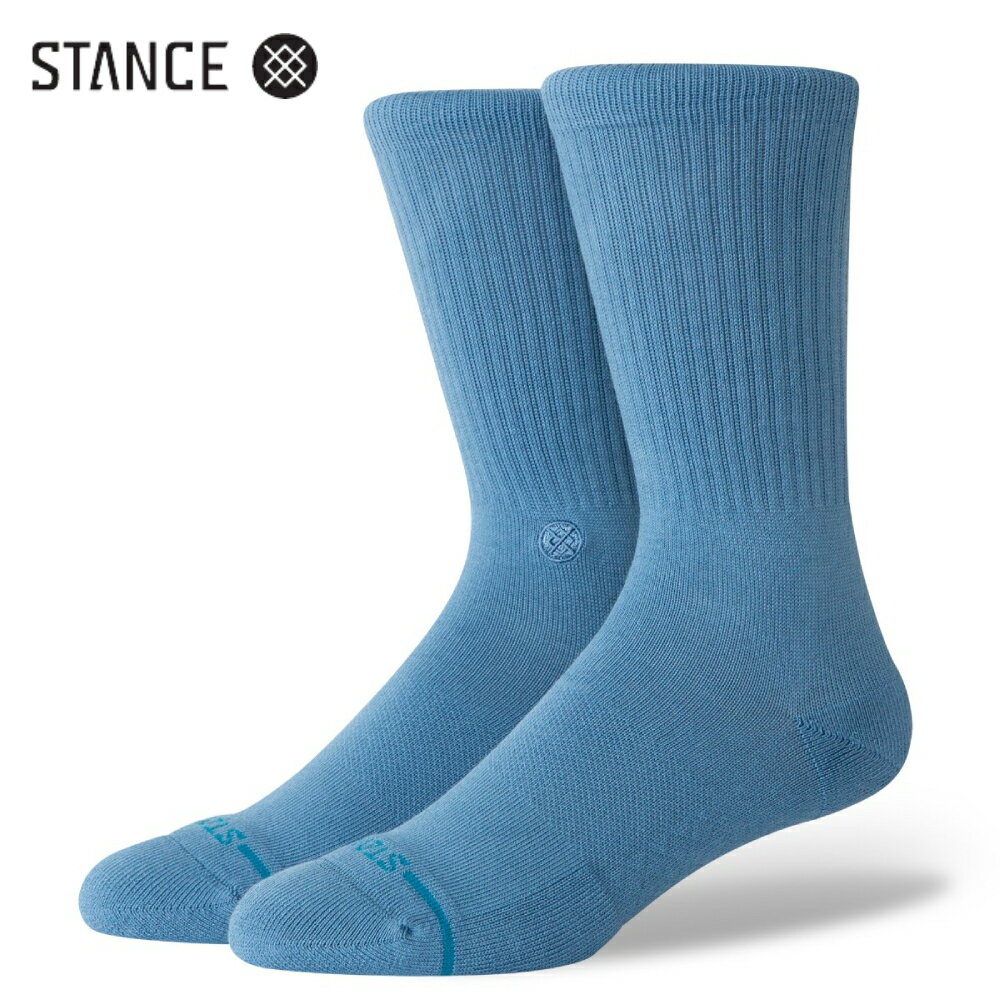 STANCE ICON ソックス ブルースティール 青 靴下 SOCKS BlueSteel スタンス サイズL 25.5-29.0cm