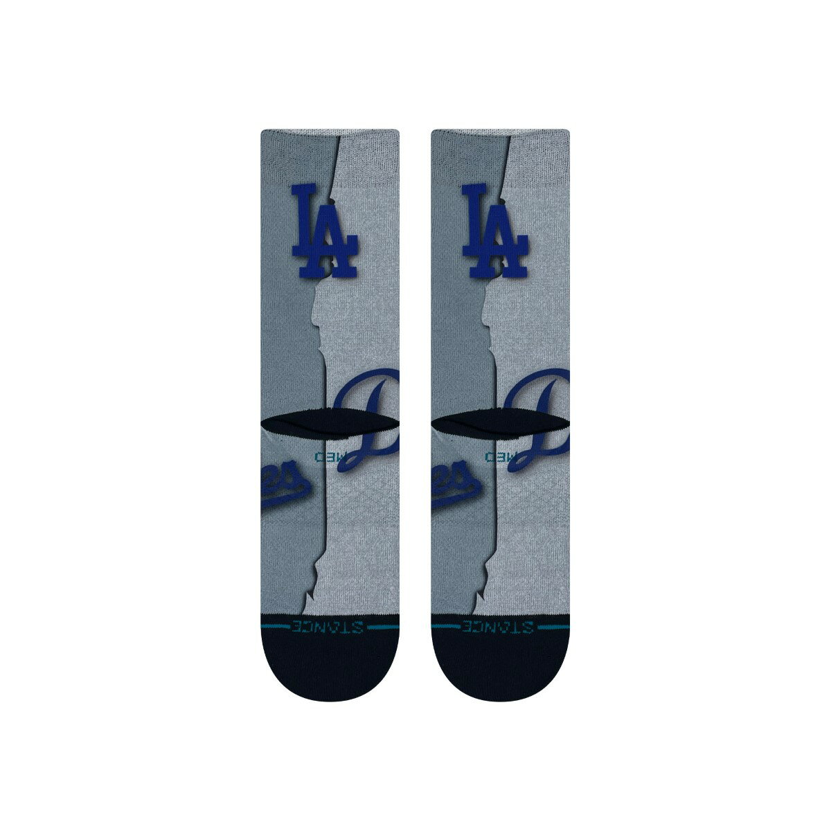 STANCE x 大谷翔平(LA Dodgers) SPLIT JERSEY OHTANI 2 コラボ ソックス ブルー 靴下 総柄 青 SOCKS Blue スタンス x Shohei Ohtani(ドジャース)