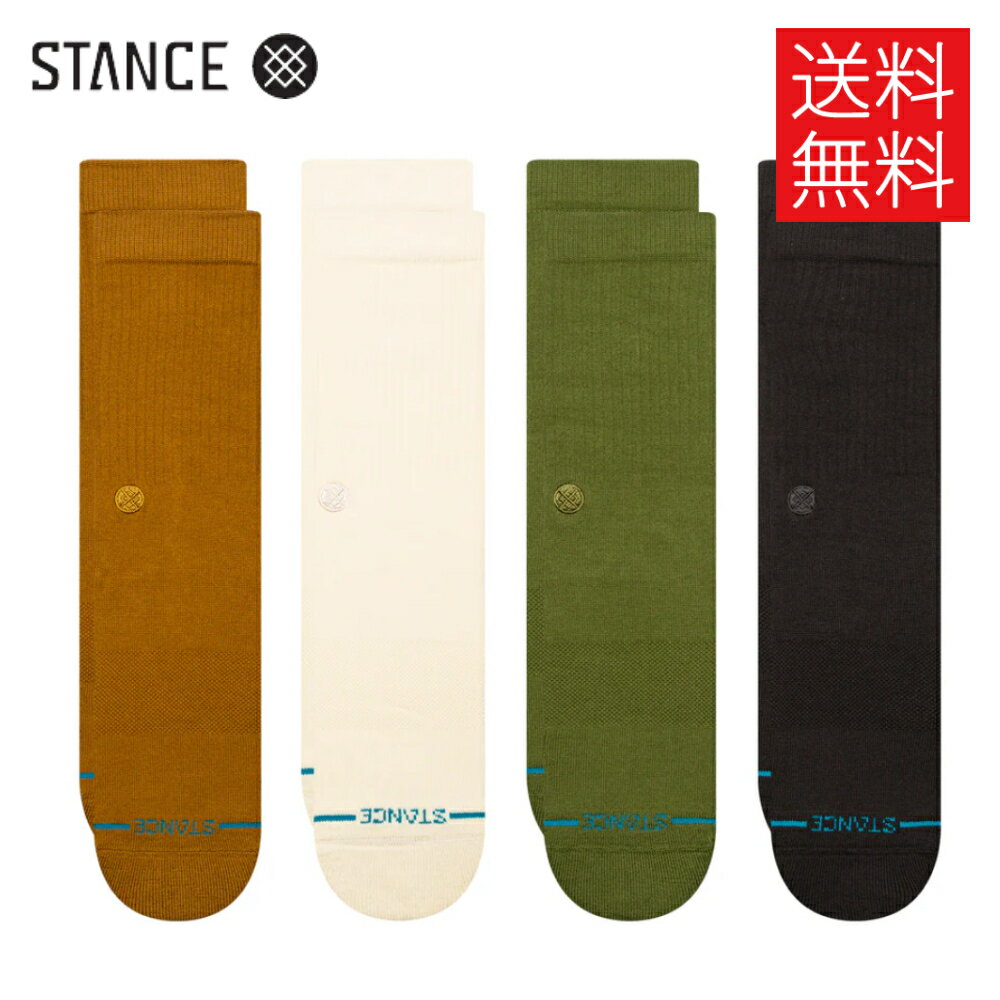 Rakuten - 【送料無料】STANCE ICON 4 PACK ソックス4足セット マルチ ゴールド 靴下 SOCKS Multi Gold スタンス Lサイズ (25.5-29.0cm)