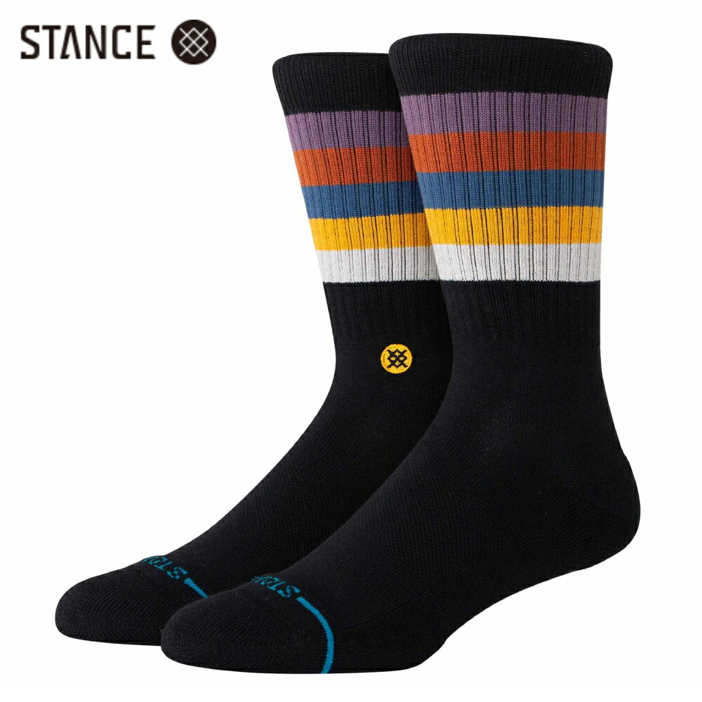 STANCE MALIBOO å ֥å/졼   SOCKS Black/Grape  L 25.5-29...