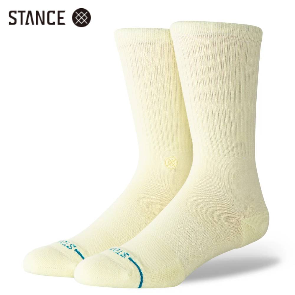 Rakuten - STANCE ICON ソックス バター イエロー 靴下 SOCKS Butter Yellow スタンス サイズL 25.5-29.0cm