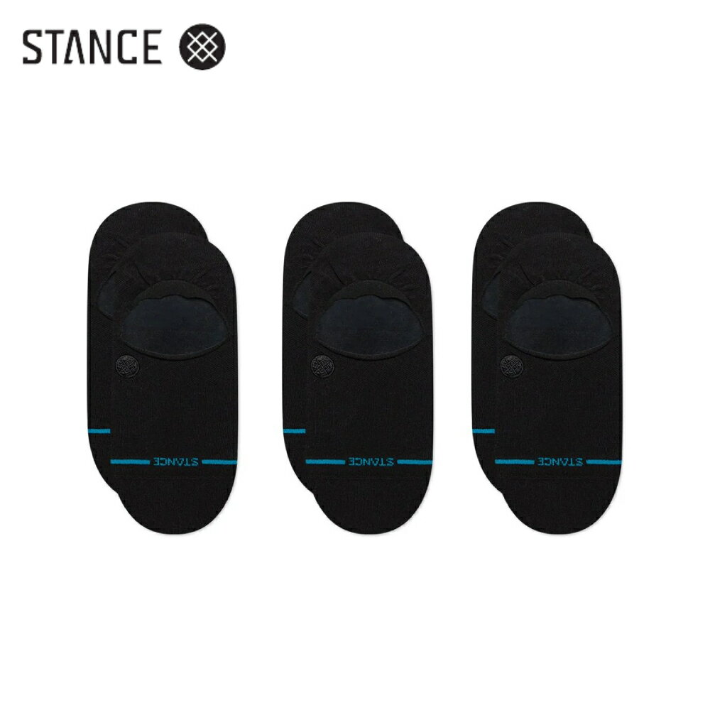 Rakuten - STANCE ICON NO SHOW ソックス3足セット ノーショー ブラック 靴下 黒 SOCK 3 PACK SOCKS Black スタンス