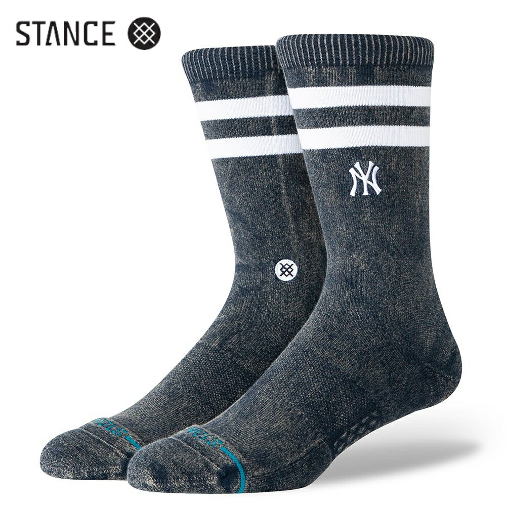 STANCE x MLB New York Yankees ROTATION NYY チーム ソックス ネイビー 靴下 紺 SOCKS Navy スタンス x 大リーグ ニューヨーク・ヤンキース サイズL 25.5-29.0cm