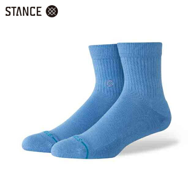 Rakuten - STANCE ICON QUARTER ソックス カプリブルー 靴下 青 SOCKS CapriBlue スタンス Lサイズ 25.5-29.0cm