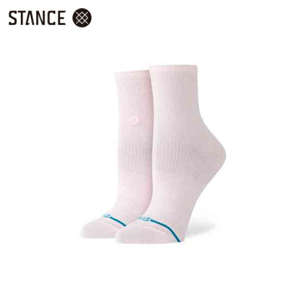 Rakuten - STANCE FINE RIB QUARTER レディース ソックス ピンク 靴下 無地 SOCKS Pink スタンス サイズS 22.0-24.5cm