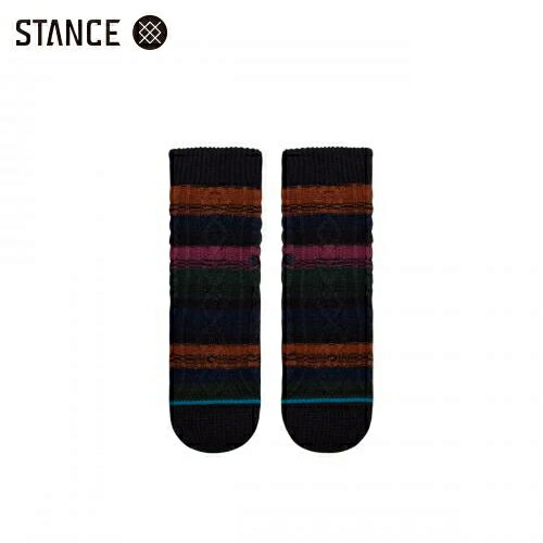 STANCE TOASTED ルームソックス スリッパ ブラック 部屋用 靴下 黒 SOCKS Black スタンス メンズ レディース 男女兼用