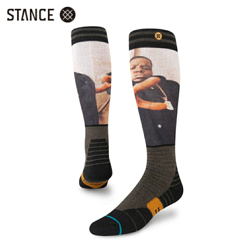 STANCE x Notorious B.I.G. KING OF NY SNOW コラボ ハイ ソックス 靴下 総柄 SOCKS スタンス x ノトーリアス・B.I.G. ビギー・スモールズ サイズL 25.5-29.0cm