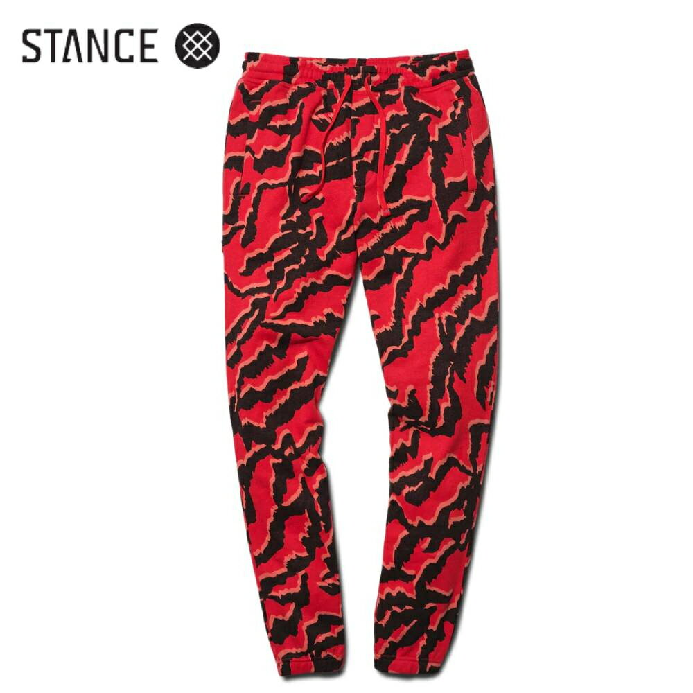 STANCE MERCURY スウェットパンツ レッド カモ柄 迷彩 SWEATPANT RedCamo スタンス メンズ レディース 男女兼用