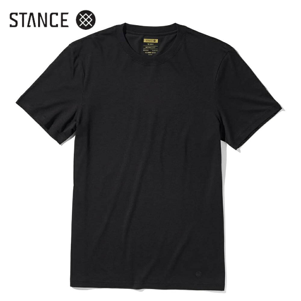 STANCE BUTTER BLEND Tシャツ ブラック 半袖 黒 無地 T-SHIRT Black スタンス