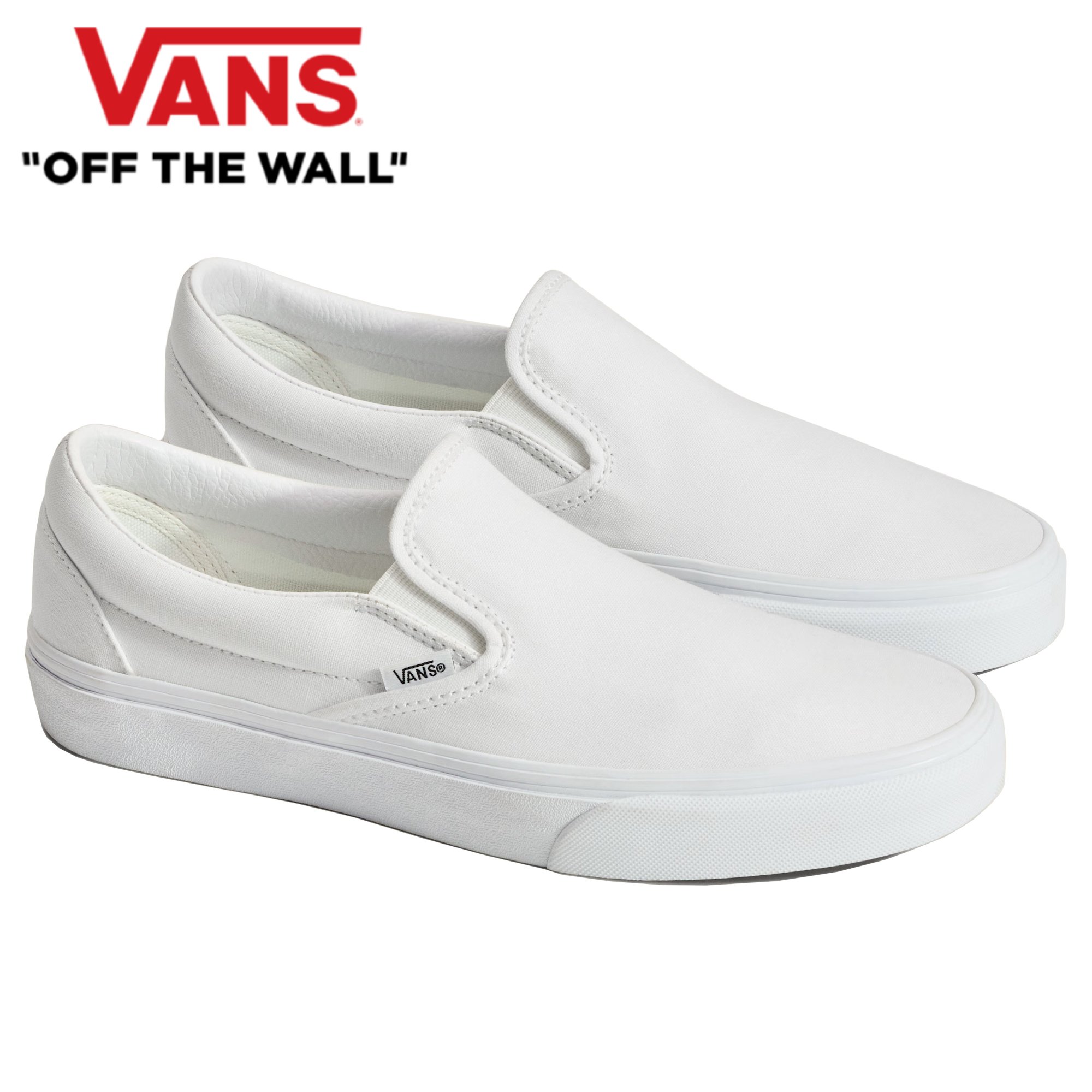 Rakuten - VANS CLASSIC SLIP-ON スニーカー スリッポン トゥルーホワイト SNEAKER SHOES 靴 VN000EYEW00 True White バンズ