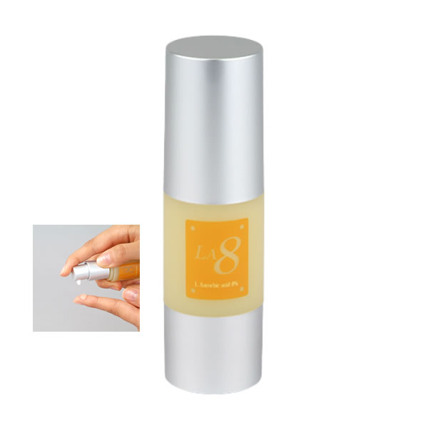 【クーポン有り】 送料無料 天然由来 生ビタミンC LA8 エッセンス エルエイエイト 完全無添加 スキンケア コラーゲンの生成 美白 保湿 抗酸化