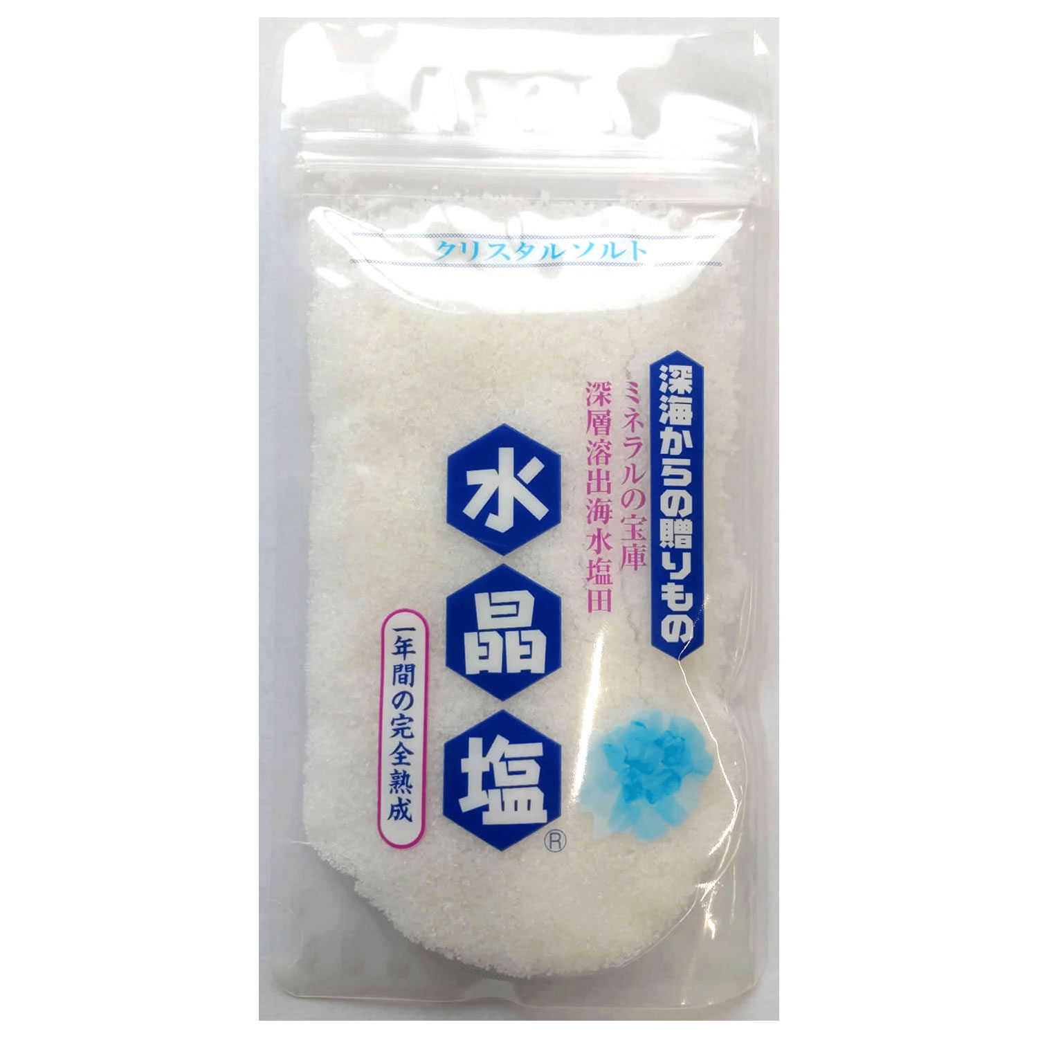 【ポイント最大15倍+クーポン有り】 水晶塩 100g 3コセット クリスタルソルト 熟成塩 深層地底塩 天日干し ケイ素 抗酸化塩 送料無料