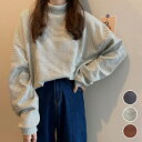 【半額クーポン対象】タートルネックニット ボーダー シンプル 暖かい オーバーサイズ ゆったり カジュアル 可愛い おすすめ おしゃれ レディース トレンド 人...