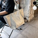 トートバッグ かばん 大きめ 大容量 肩掛け ロゴ 合成皮革 レディース 通勤 通学 トレンド 人気 プチプラ 韓国ファッション80込