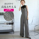 【半額クーポン対象】ビスチェ風 サロペット ワイドパンツ センタープレス 体型カバー スタイルアップ キレイめ 大人カジュアル レディース おすすめ おしゃれ 2025秋冬新作【asrss24-562】【即納:1-5営業日】【送料無料】60込