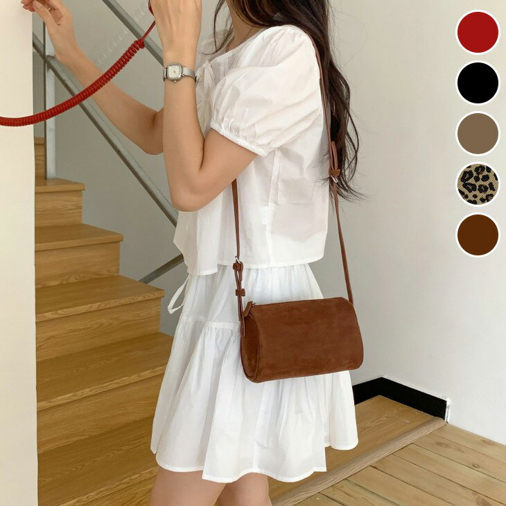 【半額クーポン対象】スエード調 ミニショルダーバッグ 2way 斜めがけ デート 大人かわいい デイリーユース コンパクト おすすめ おしゃれ レディース トレンド 人気 プチプラ 韓国ファッション 2025秋冬新作 【akb509-139】【予約販売：15-20日】【送料無料】宅込のサムネイル