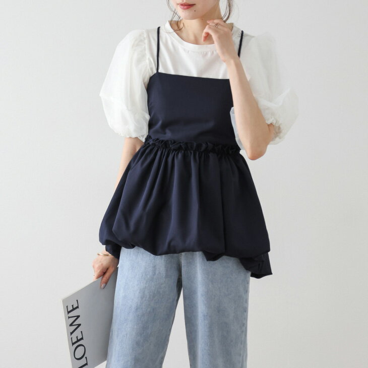 新品 今季新作 メゾンドドルチェ バロンキャミ S バルーン裾 夏服 重ね着 楽天市場】バルーン(キャミソール|トップス):レディース