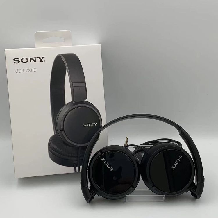 【中古】SONY MDR-ZX110 ブラック