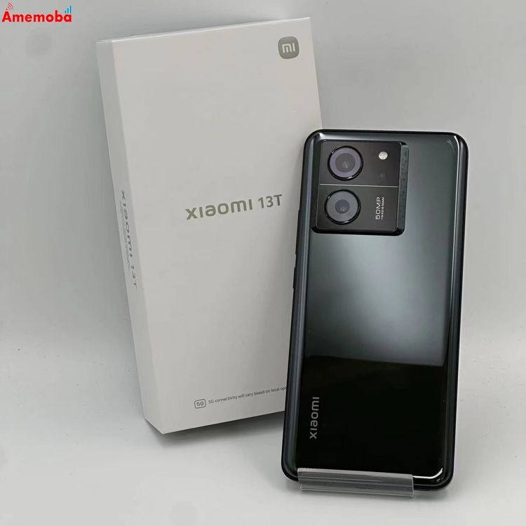 【中古】Xiaomi 13T 256GB ブラック XIG04 AU版SIMフリー