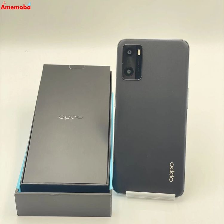 【中古】OPPO A55s 5G 4GB/64GB ブラック CPH2309 SIMフリー