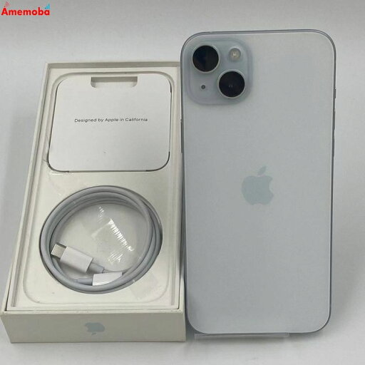【中古】iPhone15 Plus 128GB ブルー MU0D3J/A docomo版SIMフリー 【中古】iPhone15 Plus 128GB ブルー MU0D3J/A docomo版SIMフリー