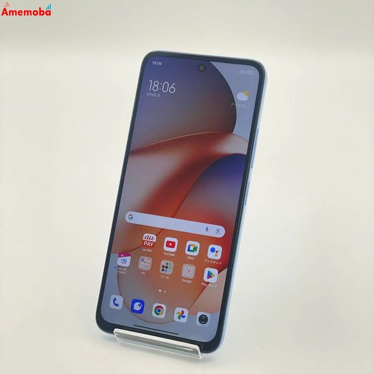 【中古】Xiaomi Redmi 12 5G 4GB/128GB スカイブルー XIG03 AU版SIMフリ