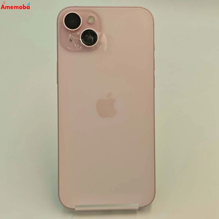 【中古】iPhone15 Plus 256GB ピンク MU0H3J/A Apple版SIMフリー ジャン