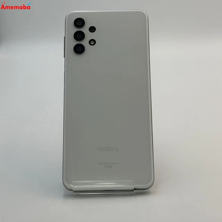 【中古】Galaxy A32 5G 64GB オーサムホワイト SCG08 AU版SIMフリー