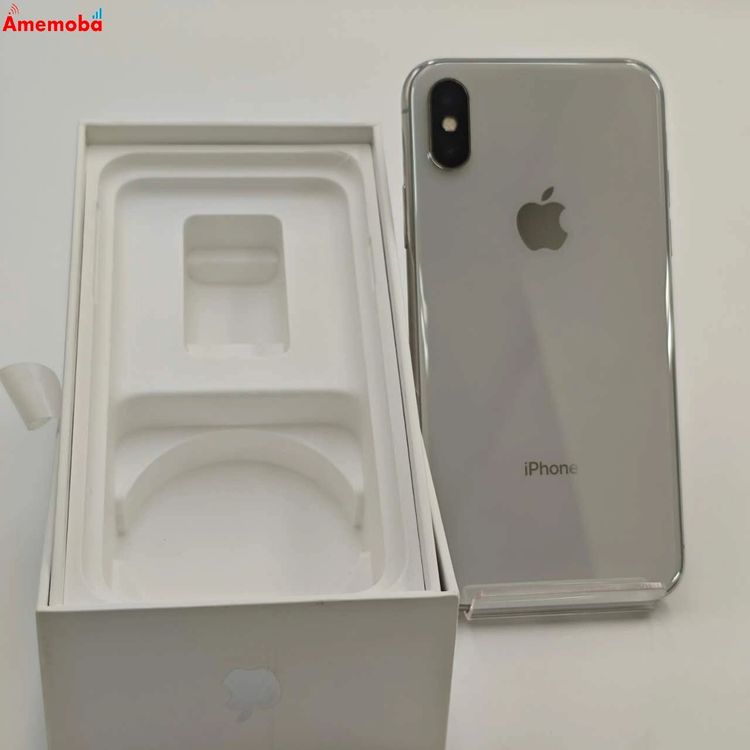 【中古】iPhoneX 64GB シルバー MQAY2J/A docomo版SIMフリー 美品
