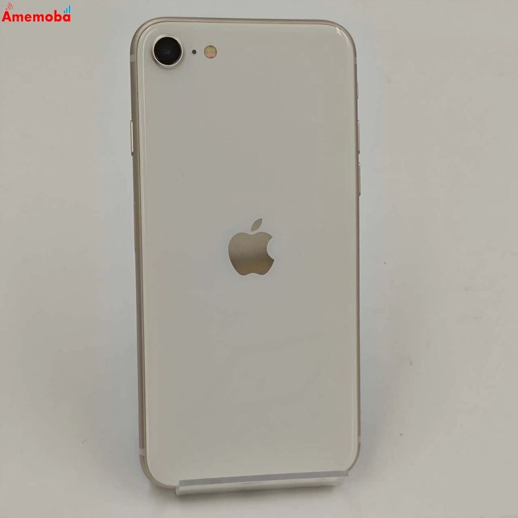 【中古】iPhoneSE 第3世代 64GB スターライト MMYD3J/A AU版SIMフリー 訳あり品