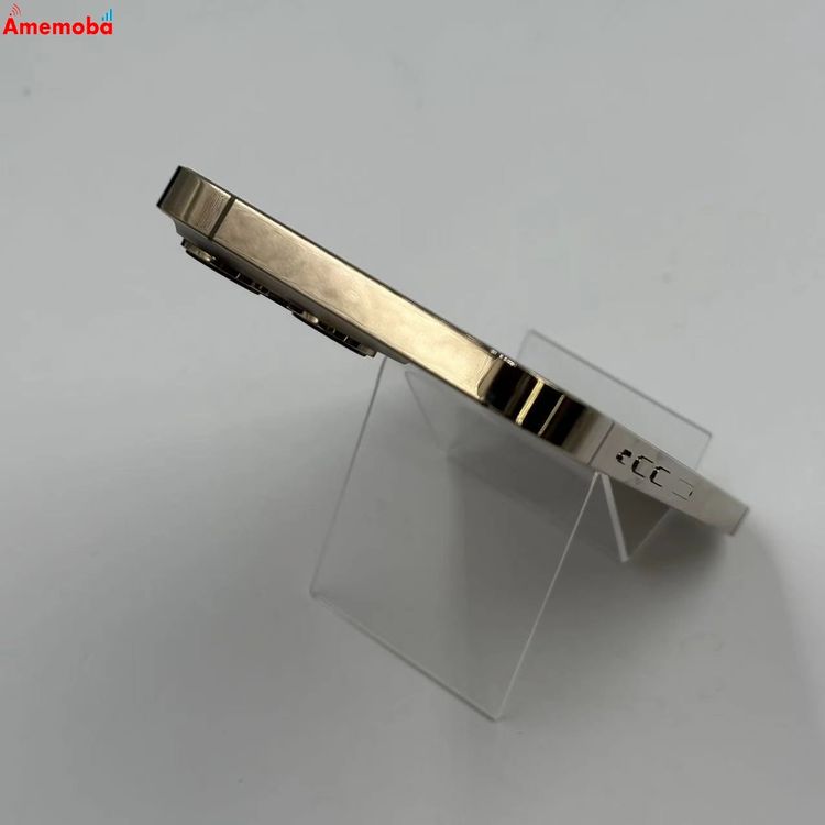 【中古】iPhone13 Pro Max 128GB ゴールド MLJ63J/A SIMロック解除済 美品